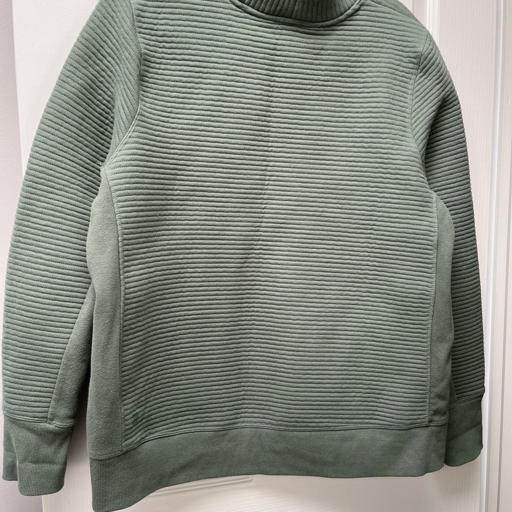 Men's Green Ribbed Sweater